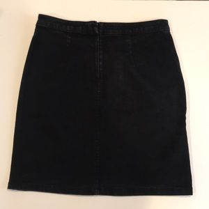 Warehouse Skirts - Asos Warehouse Black Denim Skirt (Size 6) Warehouse Skirts - Asos Warehouse Black Denim Skirt (Size 6)